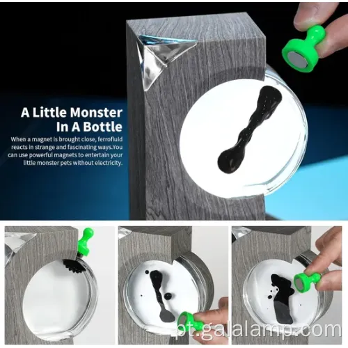 Ferrofluid Speaker Music Companheiro, simbionte em uma garrafa